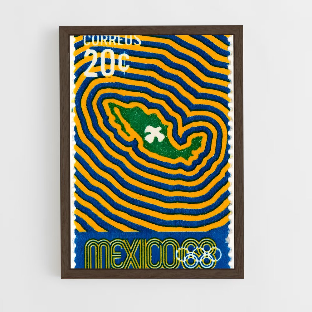 Poster Mexico 68 – affiche Jeux Olympiques (vue 5)
